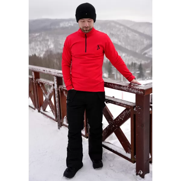  Pánská funkční termo mikina premium ALTISPORT VOJ/ALM000TER03 ČERVENÁ 