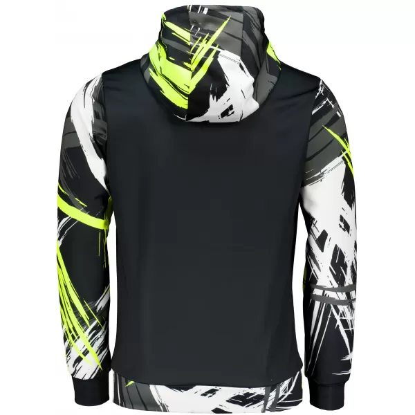  Pánská funkční mikina premium ALTISPORT VOJ/ALM039MI01 ČERNOŽLUTÁ 