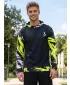 Pánská funkční mikina premium ALTISPORT VOJ/ALM039MI01 ČERNOŽLUTÁ