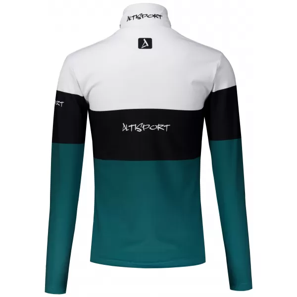  Dámská funkční termo mikina premium ALTISPORT VOJ/ALW051TER03 BÍLOZELENÁ 