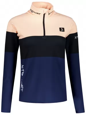 Dámská funkční termo mikina premium ALTISPORT VOJ/ALW051TER03 ORANŽOVÁ/MODRÁ