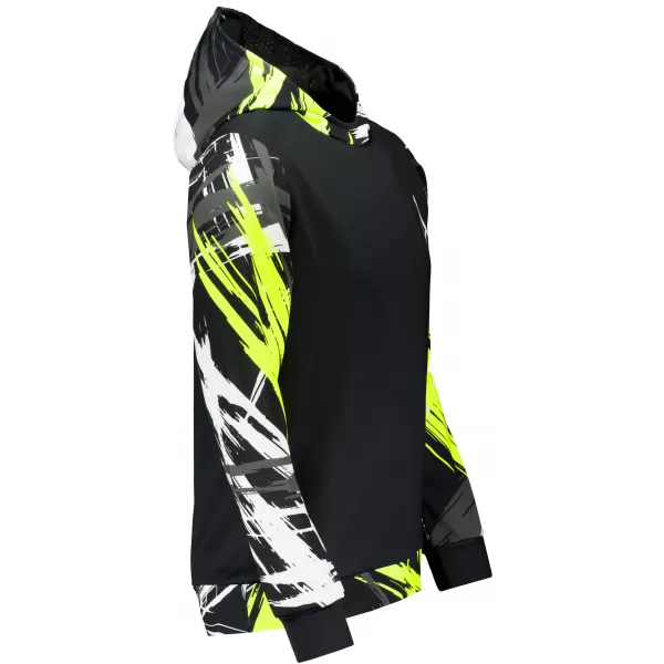  Pánská funkční mikina premium ALTISPORT VOJ/ALM039MI01 ČERNOŽLUTÁ 