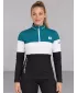 Dámská funkční termo mikina premium ALTISPORT VOJ/ALW051TER03 PETROLEJOVÁ-ČERNÁ