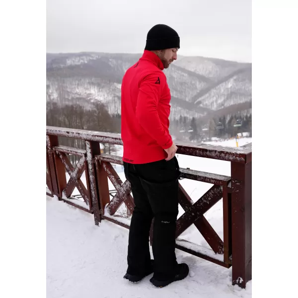  Pánská funkční termo mikina premium ALTISPORT VOJ/ALM000TER03 ČERVENÁ 