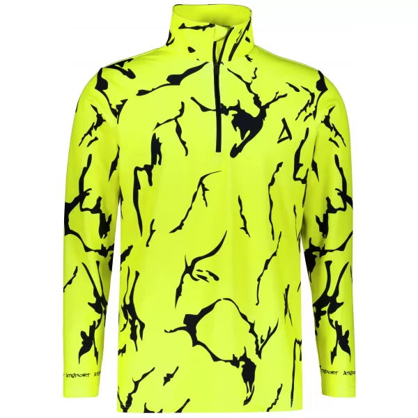  Pánská funkční termo mikina premium ALTISPORT VOJ/ALM052TER03 NEON GREEN 