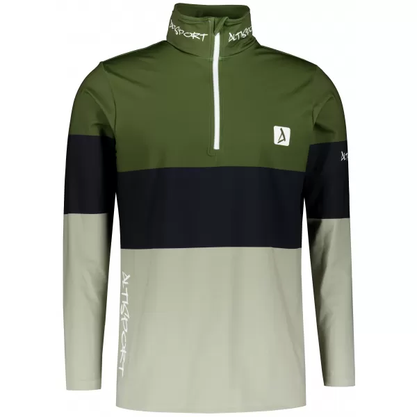  Pánská funkční termo mikina premium ALTISPORT VOJ/ALM051TER03 KHAKI 