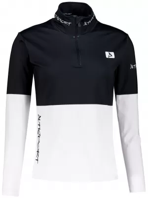 Dámská funkční termo mikina premium ALTISPORT VOJ/ALW051TER03 ČERNOBÍLÁ