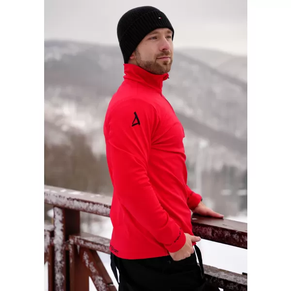  Pánská funkční termo mikina premium ALTISPORT VOJ/ALM000TER03 ČERVENÁ 