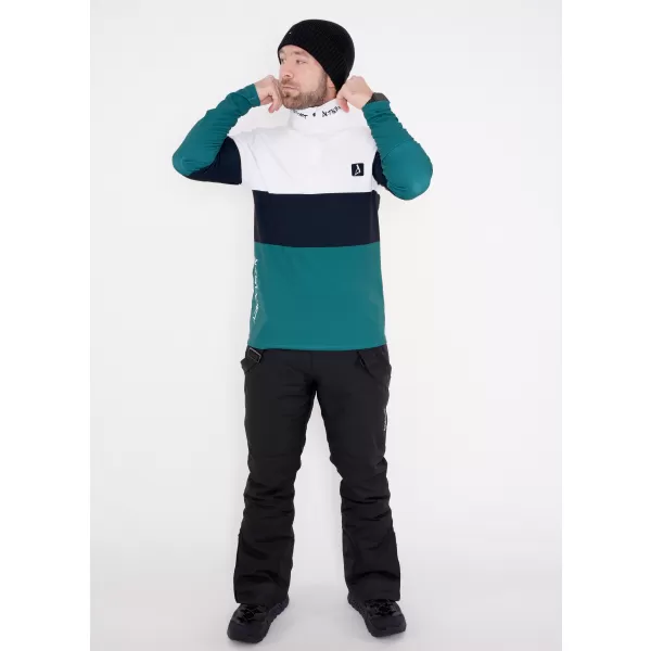  Pánská funkční termo mikina premium ALTISPORT VOJ/ALM051TER03 BÍLOZELENÁ 