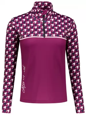 Dámská funkční termo mikina premium ALTISPORT VOJ/ALW048TER03 FIALOVÁ
