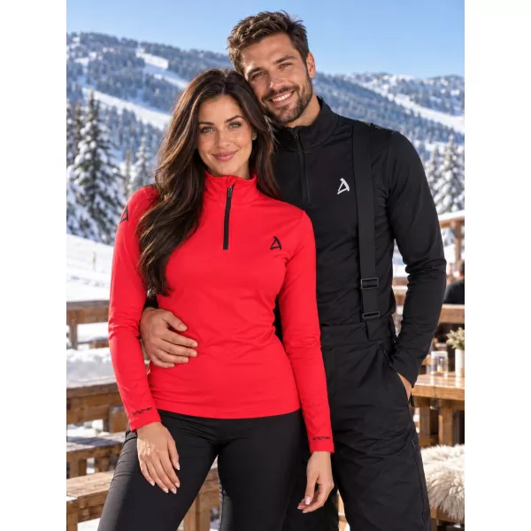  Dámská funkční termo mikina premium ALTISPORT VOJ/ALW000TER03 ČERVENÁ 