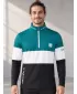 Pánská funkční termo mikina premium ALTISPORT VOJ/ALM051TER03 PETROLEJOVÁ/ČERNÁ