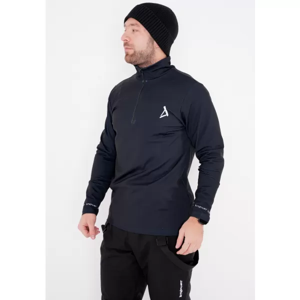  Pánská funkční termo mikina premium ALTISPORT VOJ/ALM000TER03 ČERNÁ 