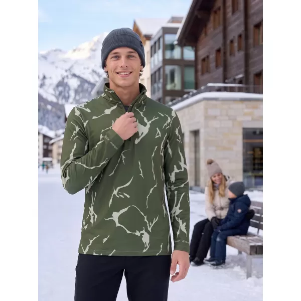 Pánská funkční termo mikina premium ALTISPORT VOJ/ALM052TER03 KHAKI 
