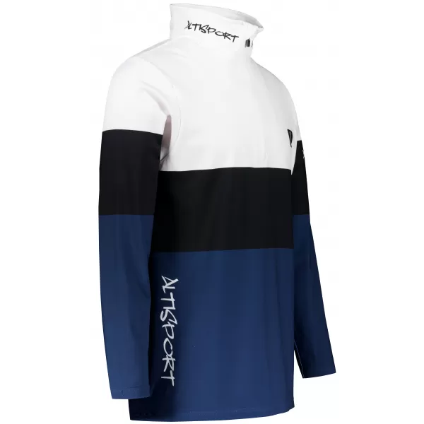  Pánská funkční termo mikina premium ALTISPORT VOJ/ALM051TER03 BÍLOMODRÁ 