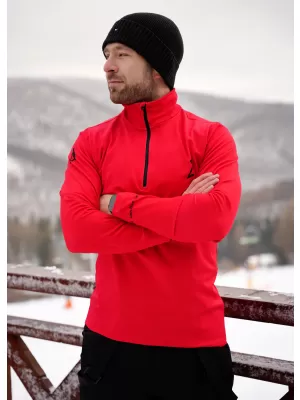 Pánská funkční termo mikina premium ALTISPORT VOJ/ALM000TER03 ČERVENÁ