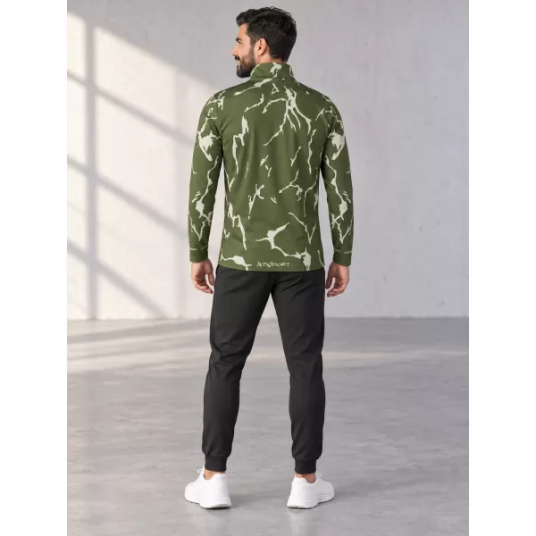  Pánská funkční termo mikina premium ALTISPORT VOJ/ALM052TER03 KHAKI 