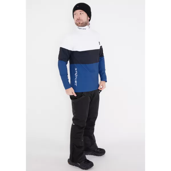  Pánská funkční termo mikina premium ALTISPORT VOJ/ALM051TER03 BÍLOMODRÁ 