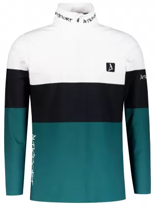 Pánská funkční termo mikina premium ALTISPORT VOJ/ALM051TER03 BÍLOZELENÁ