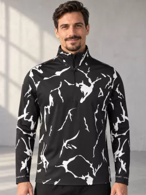 Pánská funkční termo mikina premium ALTISPORT VOJ/ALM052TER03 ČERNÁ