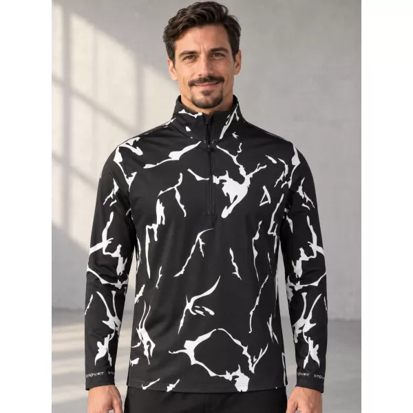  Pánská funkční termo mikina premium ALTISPORT VOJ/ALM052TER03 ČERNÁ 