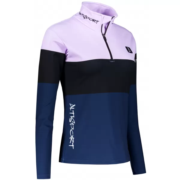  Dámská funkční termo mikina premium ALTISPORT VOJ/ALW051TER03 VIOLET/MODRÁ 