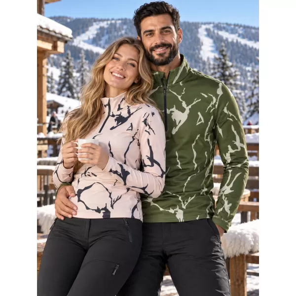  Pánská funkční termo mikina premium ALTISPORT VOJ/ALM052TER03 KHAKI 