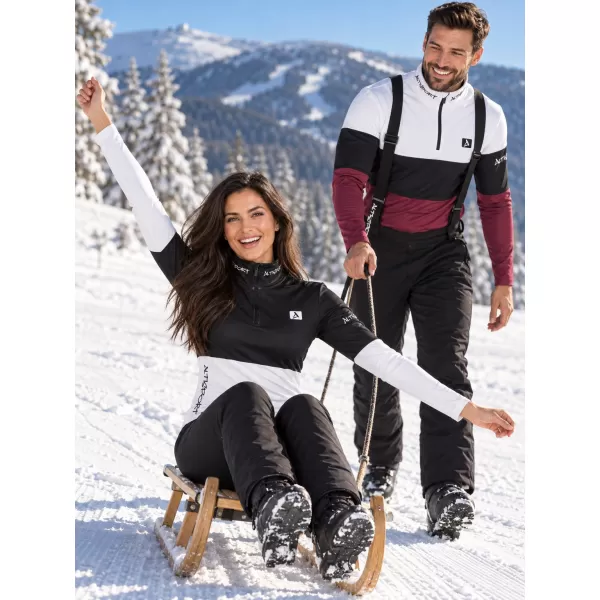  Dámská funkční termo mikina premium ALTISPORT VOJ/ALW051TER03 ČERNOBÍLÁ 
