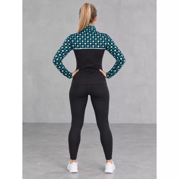  Dámská funkční termo mikina premium ALTISPORT VOJ/ALW048TER03 ČERNOMODRÁ 
