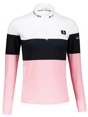 Dámská funkční termo mikina premium ALTISPORT VOJ/ALW051TER03 BÍLORŮŽOVÁ