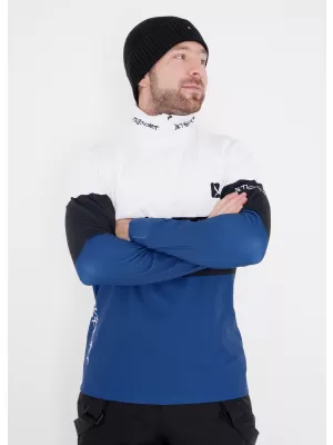 Pánská funkční termo mikina premium ALTISPORT VOJ/ALM051TER03 BÍLOMODRÁ