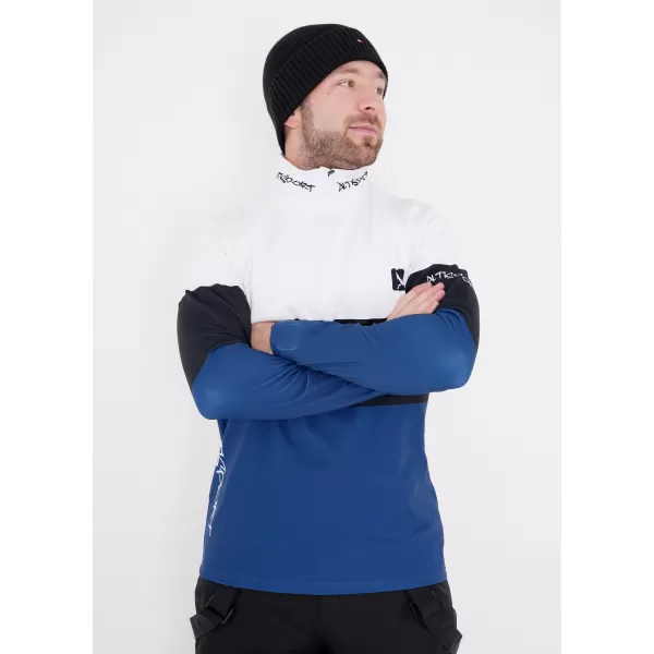  Pánská funkční termo mikina premium ALTISPORT VOJ/ALM051TER03 BÍLOMODRÁ 