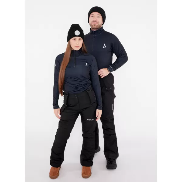  Pánská funkční termo mikina premium ALTISPORT VOJ/ALM000TER03 ČERNÁ 