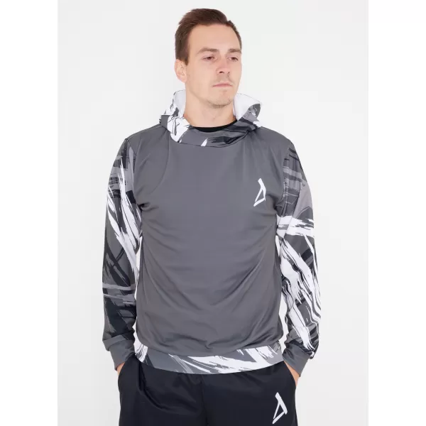  Pánská funkční mikina premium ALTISPORT VOJ/ALM039MI01 ŠEDÁ 
