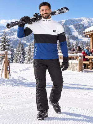 Pánská funkční termo mikina premium ALTISPORT VOJ/ALM051TER03 BÍLOMODRÁ