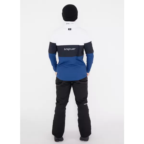  Pánská funkční termo mikina premium ALTISPORT VOJ/ALM051TER03 BÍLOMODRÁ 