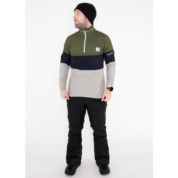  Pánská funkční termo mikina premium ALTISPORT VOJ/ALM051TER03 KHAKI 