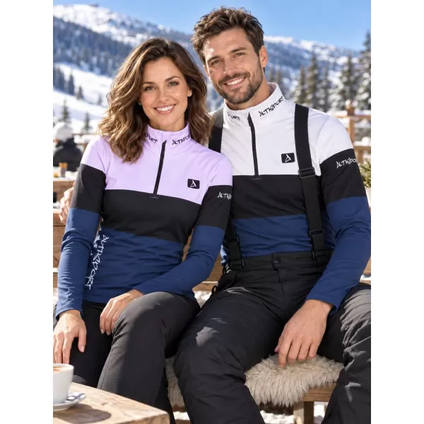  Dámská funkční termo mikina premium ALTISPORT VOJ/ALW051TER03 VIOLET/MODRÁ 