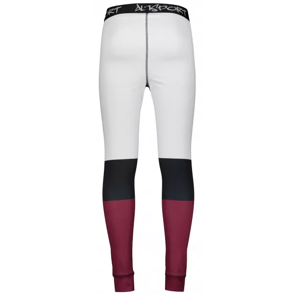  Pánské funkční termo kalhoty premium ALTISPORT VOJ/ALM051TER02 VÍNOVÁ 