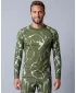 Pánské funkční termo triko s dlouhým rukávem premium ALTISPORT VOJ/ALM052TER01 KHAKI