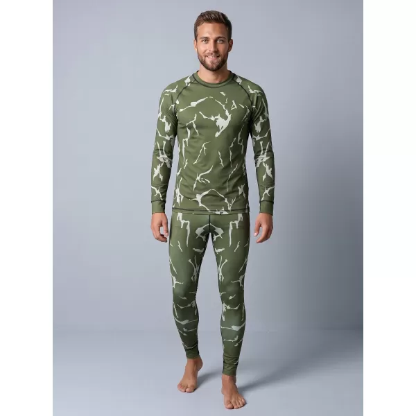  Pánské funkční termo triko s dlouhým rukávem premium ALTISPORT VOJ/ALM052TER01 KHAKI 