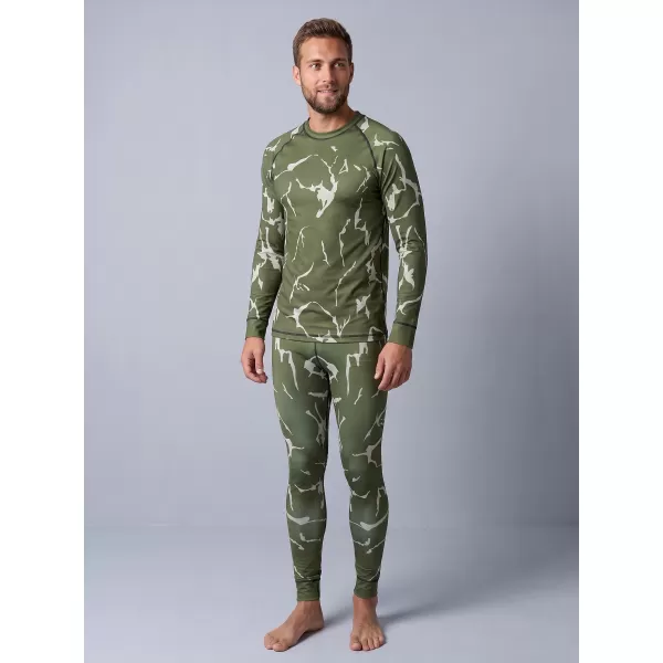  Pánské funkční termo kalhoty premium ALTISPORT VOJ/ALM052TER02 KHAKI 