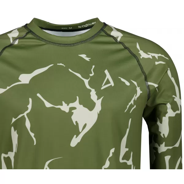  Pánské funkční termo triko s dlouhým rukávem premium ALTISPORT VOJ/ALM052TER01 KHAKI 