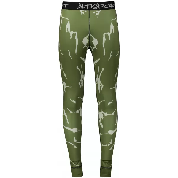  Pánské funkční termo kalhoty premium ALTISPORT VOJ/ALM052TER02 KHAKI 
