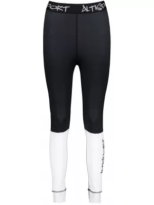 Dámské funkční termo kalhoty premium ALTISPORT VOJ/ALW051TER02 ČERNOBÍLÁ