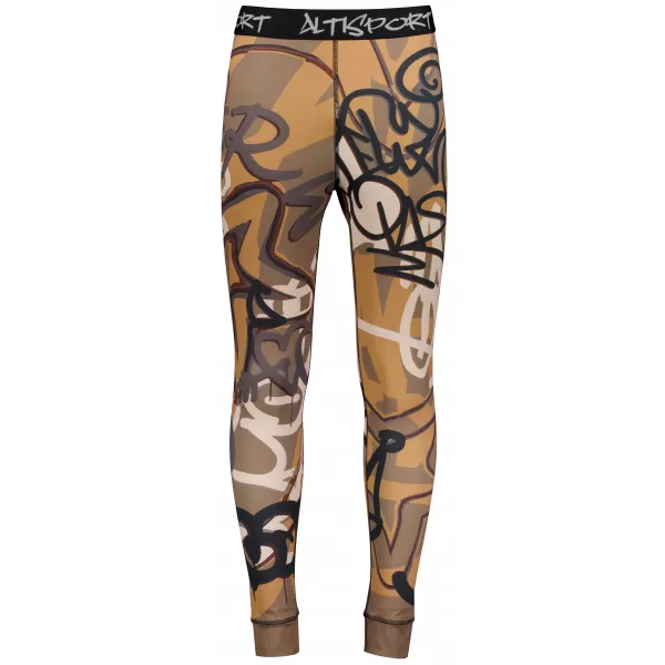  Pánské funkční termo kalhoty premium ALTISPORT VOJ/ALM054TER02 HNĚDÁ 