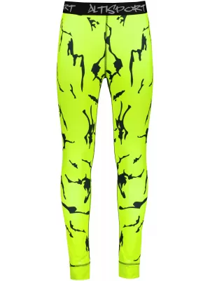Pánské funkční termo kalhoty premium ALTISPORT VOJ/ALM052TER02 NEON GREEN
