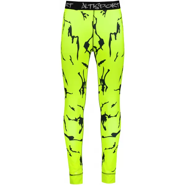 Pánské funkční termo kalhoty premium ALTISPORT VOJ/ALM052TER02 NEON GREEN 