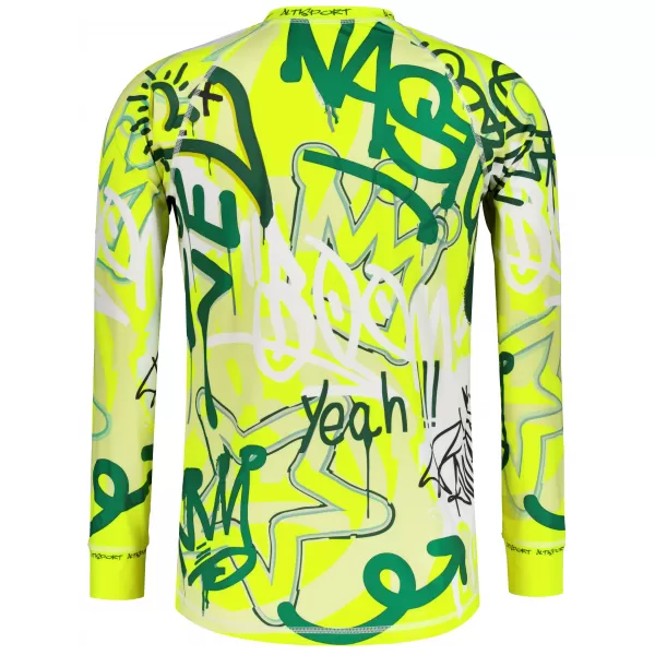  Pánské funkční termo triko s dlouhým rukávem premium ALTISPORT VOJ/ALM054TER01 FLUO ZELENÁ 
