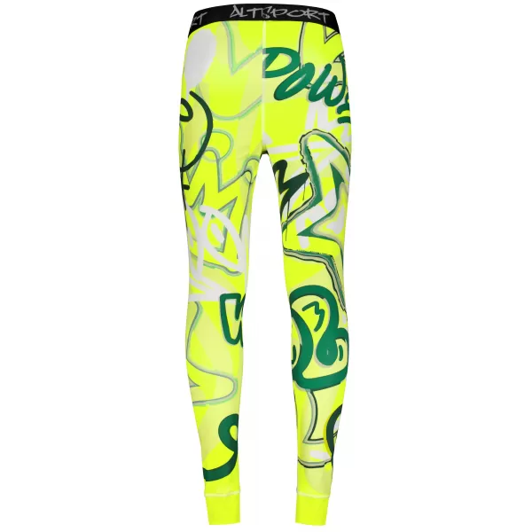  Pánské funkční termo kalhoty premium ALTISPORT VOJ/ALM054TER02 FLUO ZELENÁ 